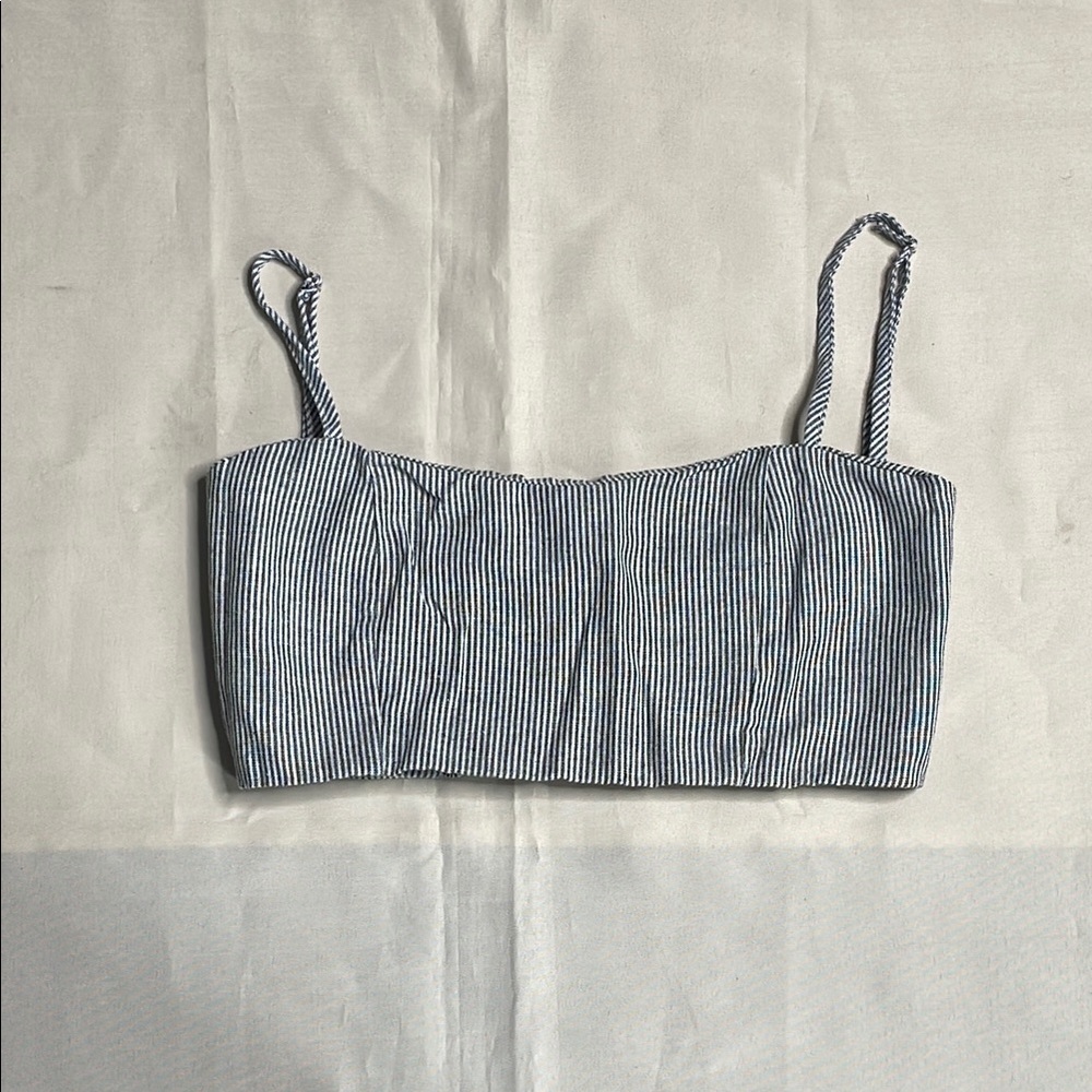 BRANDY MELVILLE Striped Black and White Women's Top - Picture 4 of 10